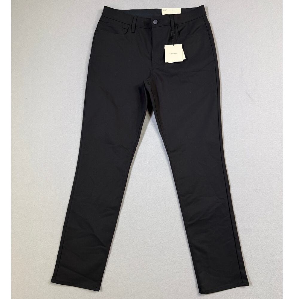 Calvin Klein Men's Slim-Fit Performance Stretch Pants black 34x34 $99
